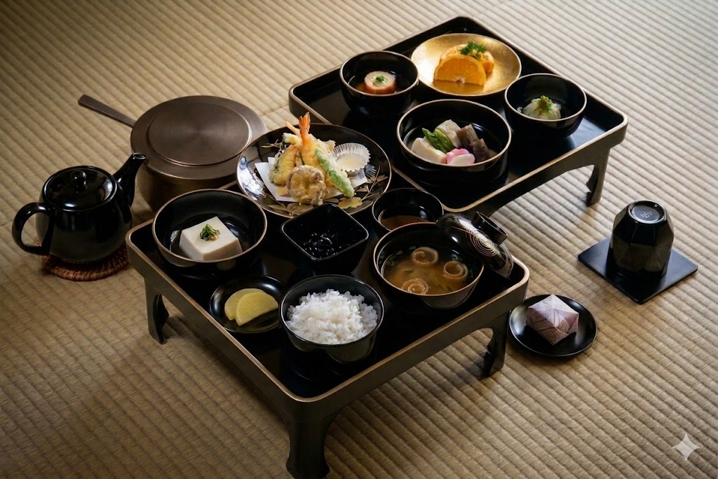 熊野ガストロノミーのイメージ ── 日本の精進・懐石の膳
